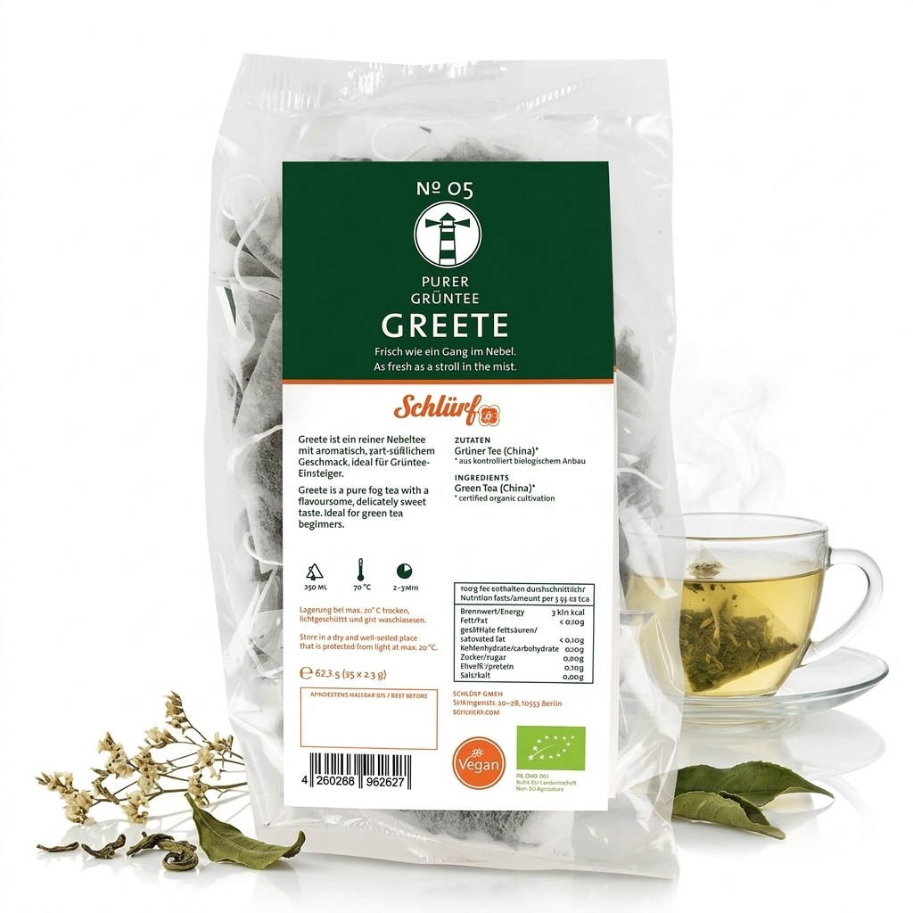 Greete — Nachfüllbeutel mit Schlürfeln