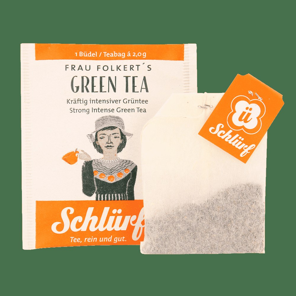 Frau Folkerts — Bio Green Tea (Büdel)
