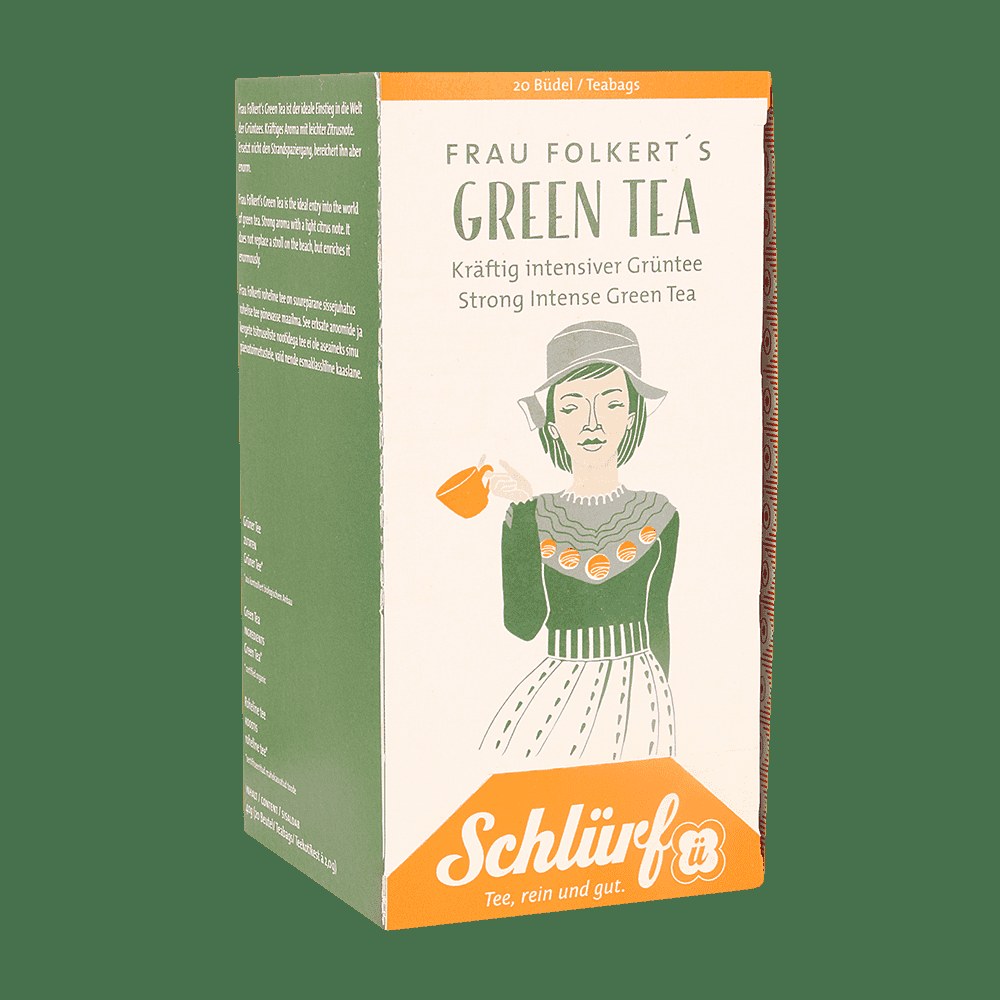 Frau Folkerts — Bio Green Tea (Büdel)