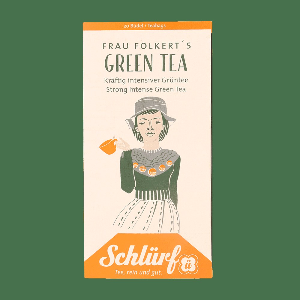 Frau Folkerts — Bio Green Tea (Büdel)