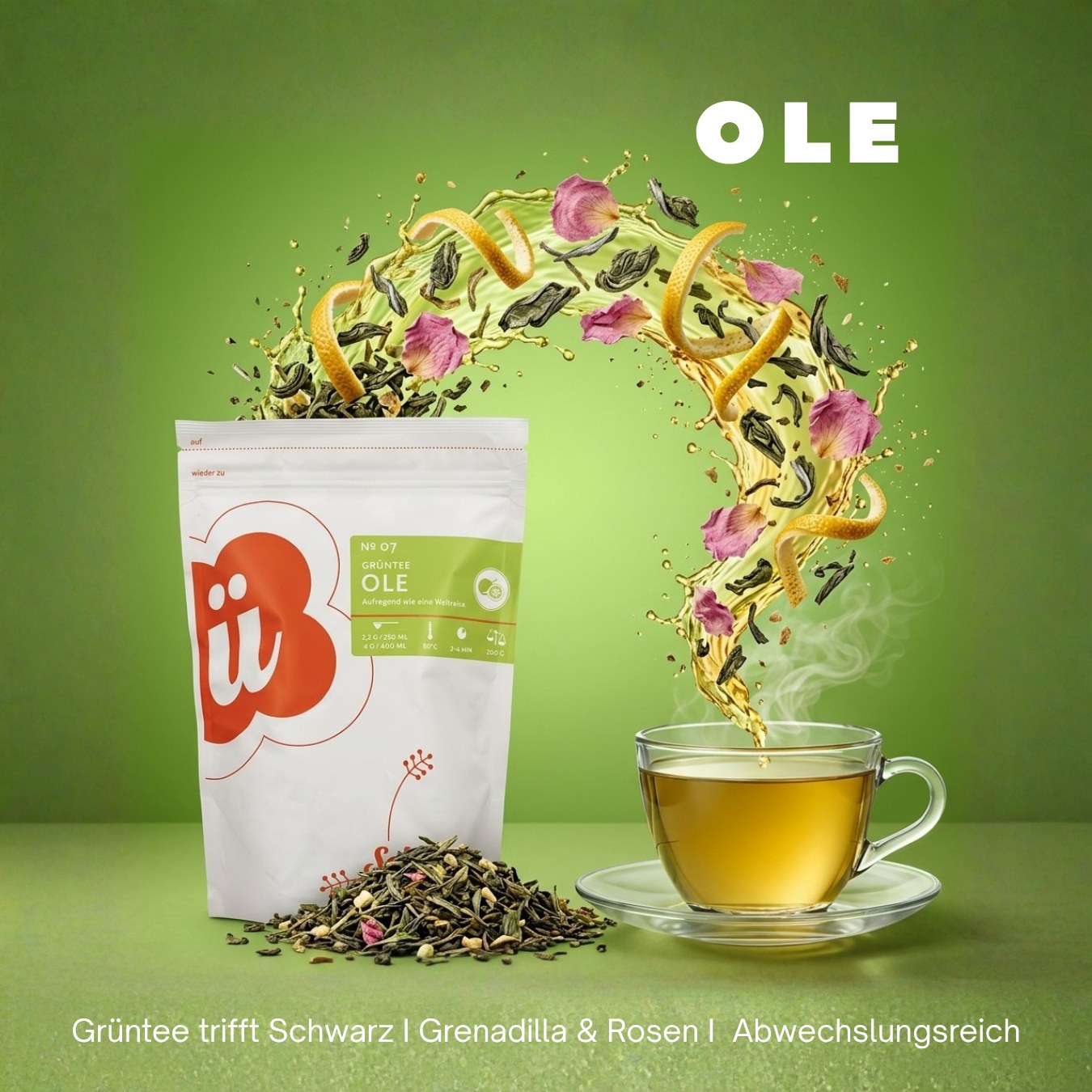 Ole — Bio Schwarz-/Grünteemischung No. 07