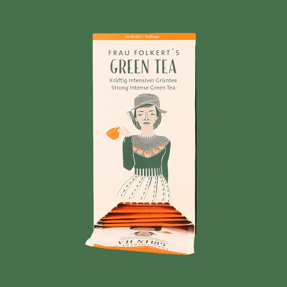 Frau Folkerts — Bio Green Tea (Büdel)