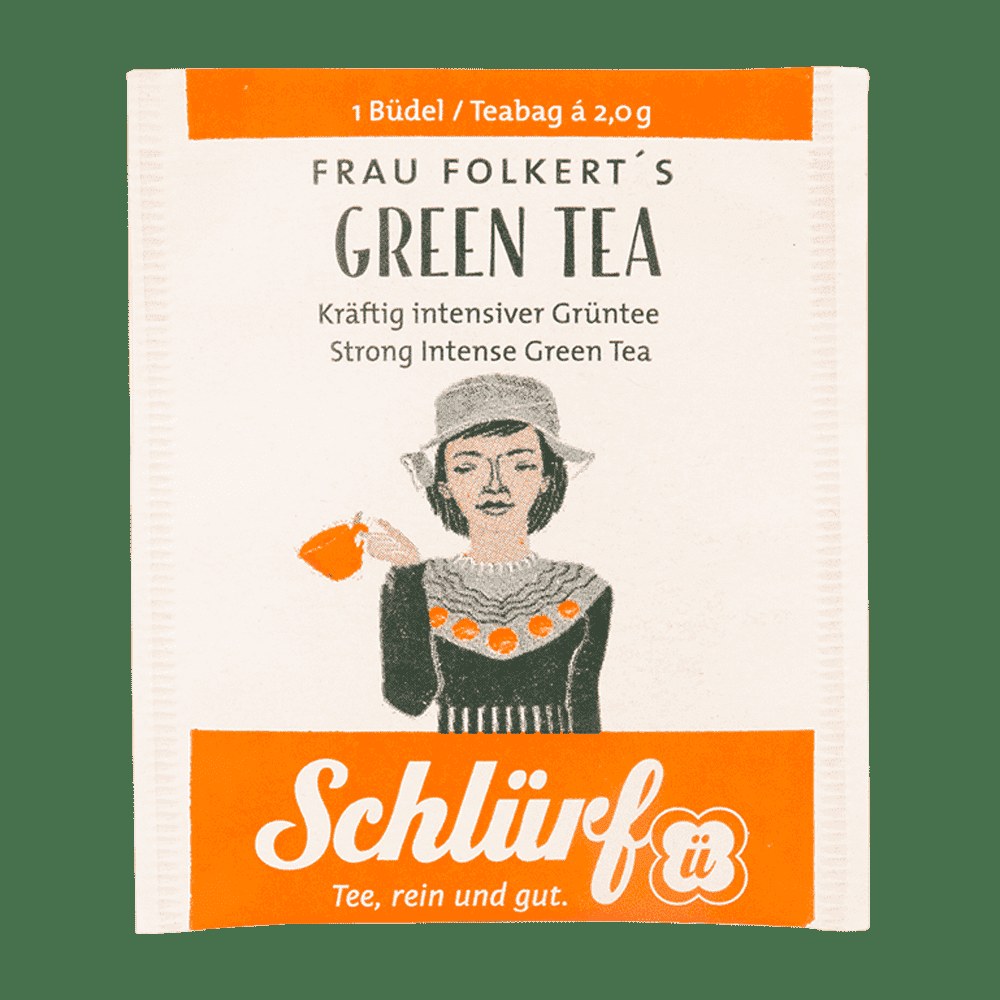 Frau Folkerts — Bio Green Tea (Büdel)