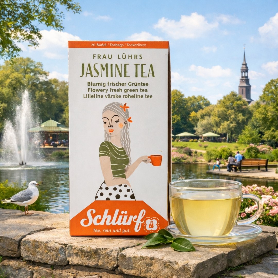Frau Lührs — Bio Jasmine Tea (Büdel) — Stimmungsbild