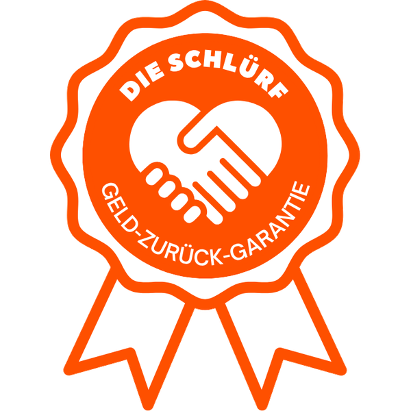 Schlürf Geld-zurück-Garantie